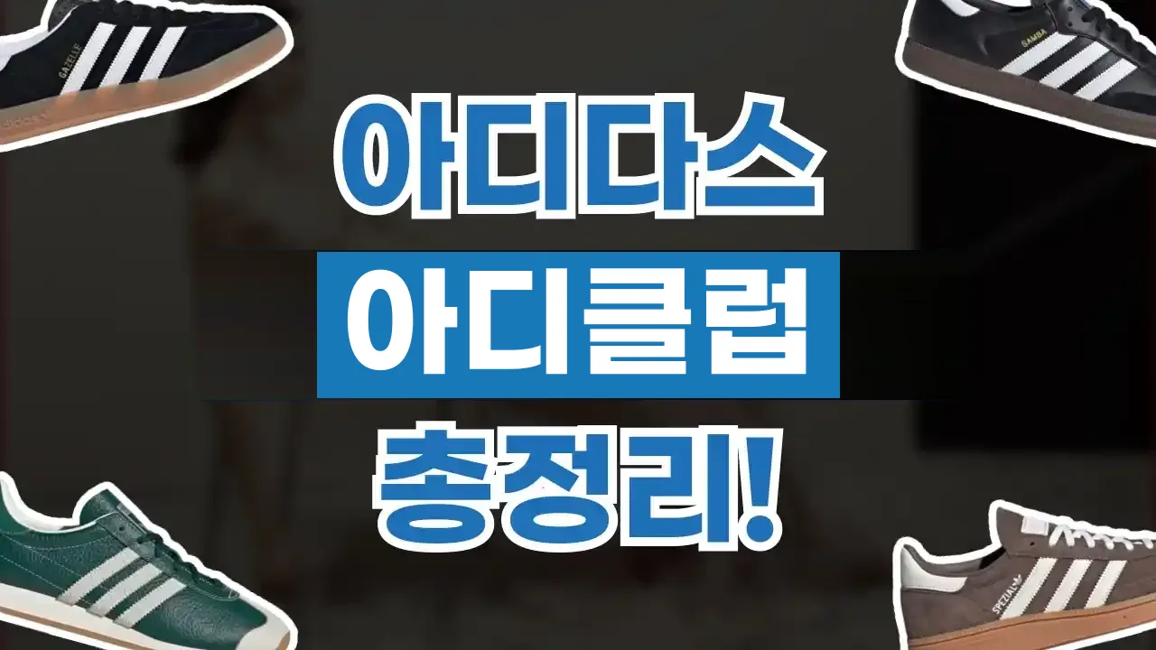 2026년 최신 아디다스 아디클럽 총정리