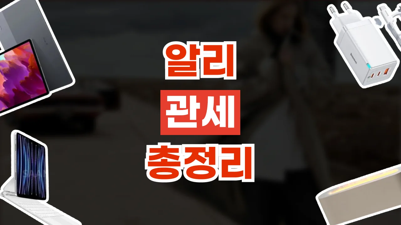 2026년 최신 알리익스프레스 관부가세 총정리