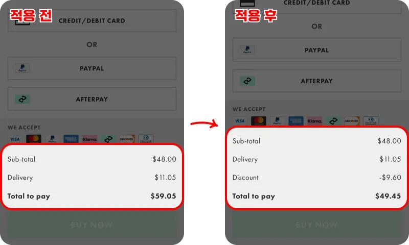 할인코드 사용방법 할인코드 사용방법