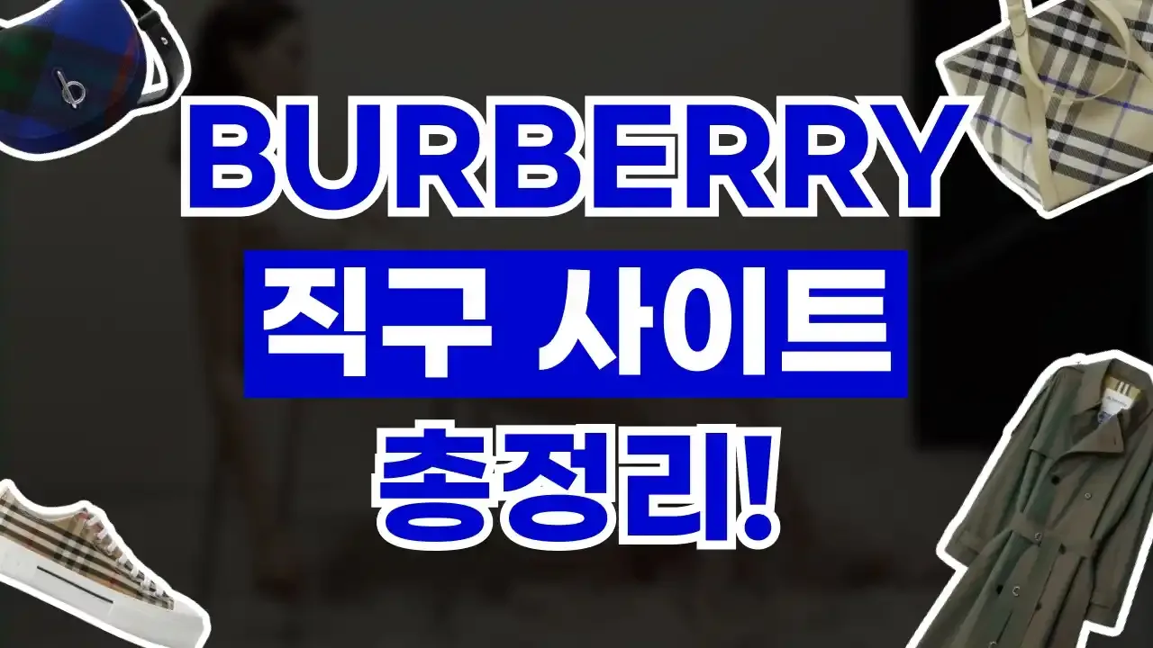 버버리 직구 사이트 - 디스팟 할인정보