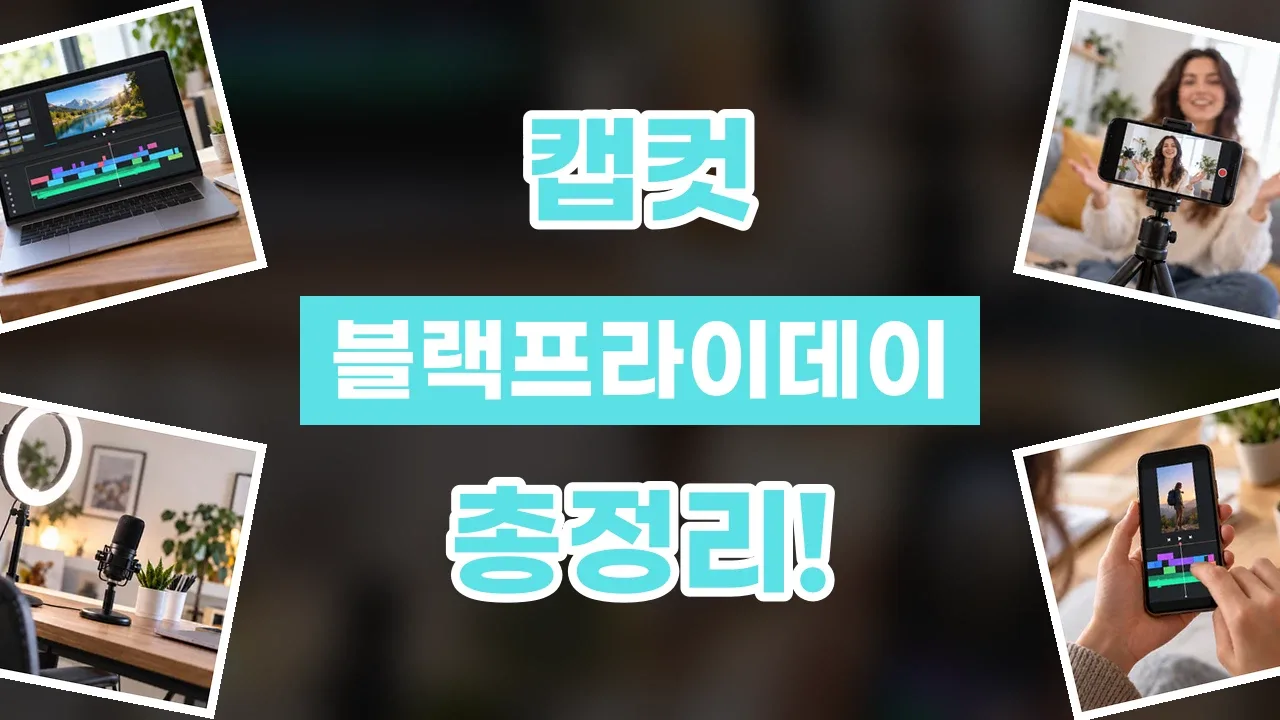 캡컷 블랙프라이데이 할인코드 2026년 최신 캡컷 블랙프라이데이 할인코드