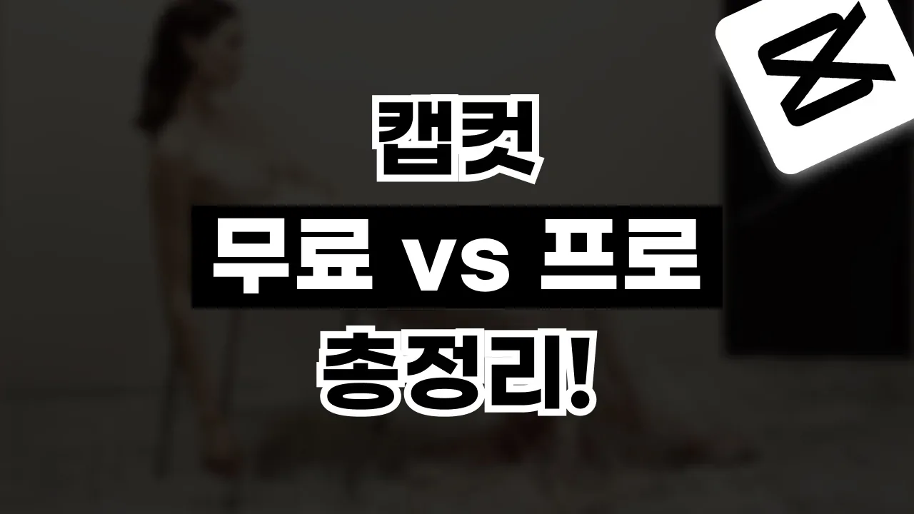 캡컷 무료 vs 프로 차이 캡컷 무료 vs 프로 차이 - 디스팟 할인정보