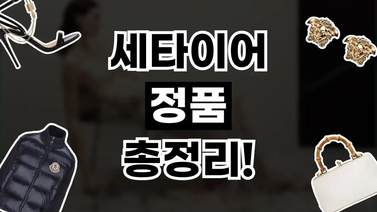 2026년 최신 세타이어 정품 여부