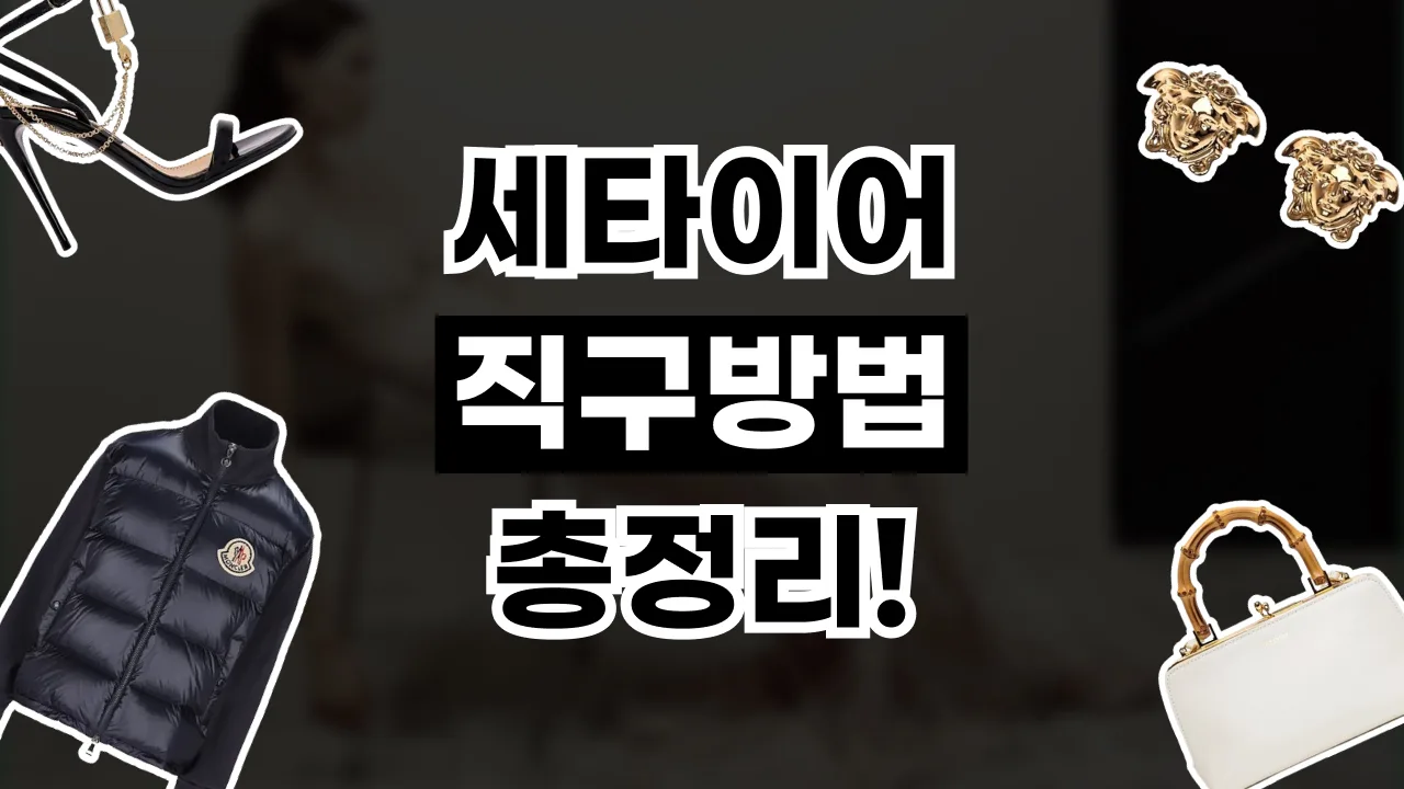 2026년 최신 세타이어 직구 방법