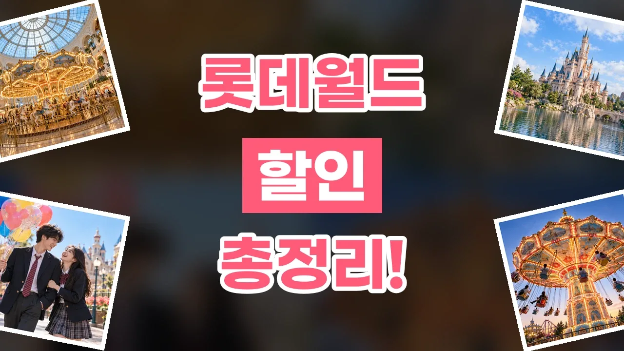 롯데월드 할인