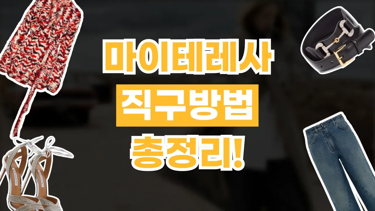 2026년 최신 마이테레사 직구 방법