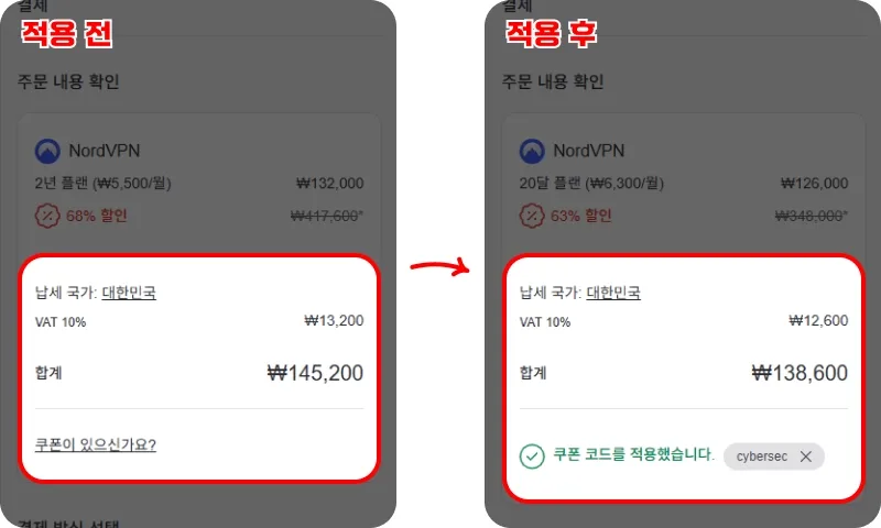 장바구니에서 3단계로 적용하기 장바구니에서 3단계로 적용하기
