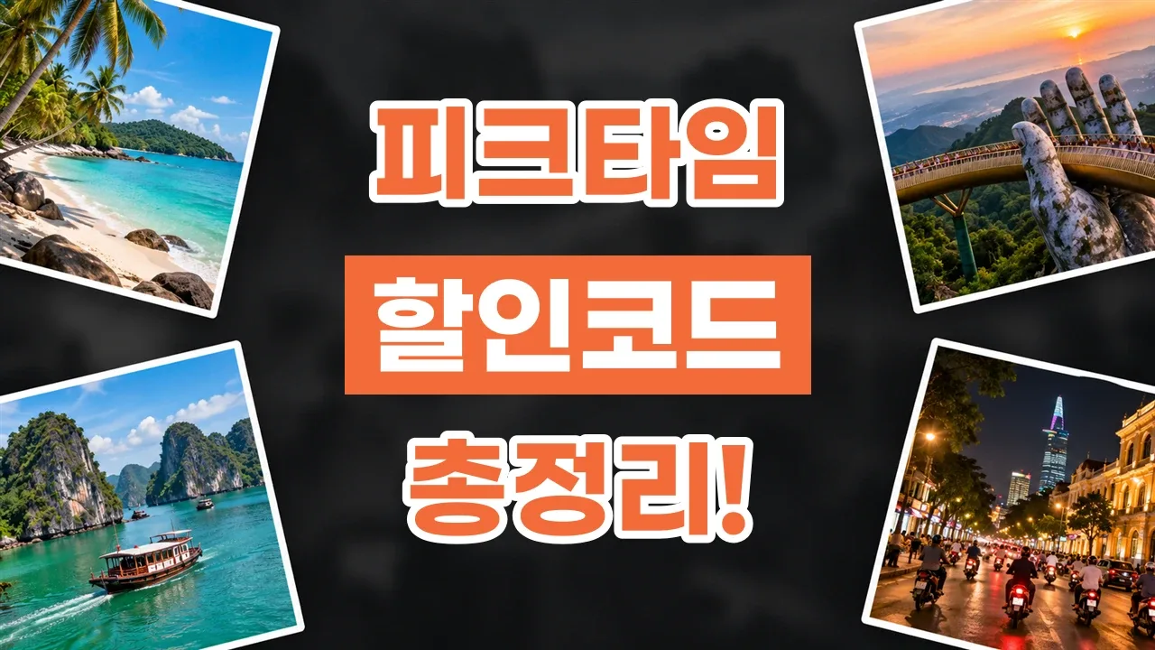 2026년 최신 피크타임 할인코드