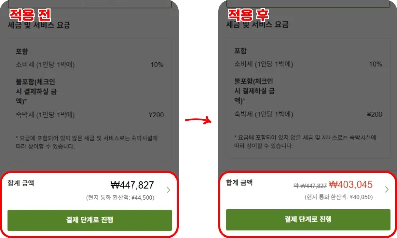 라쿠텐트래블 프로모션코드 사용 후기