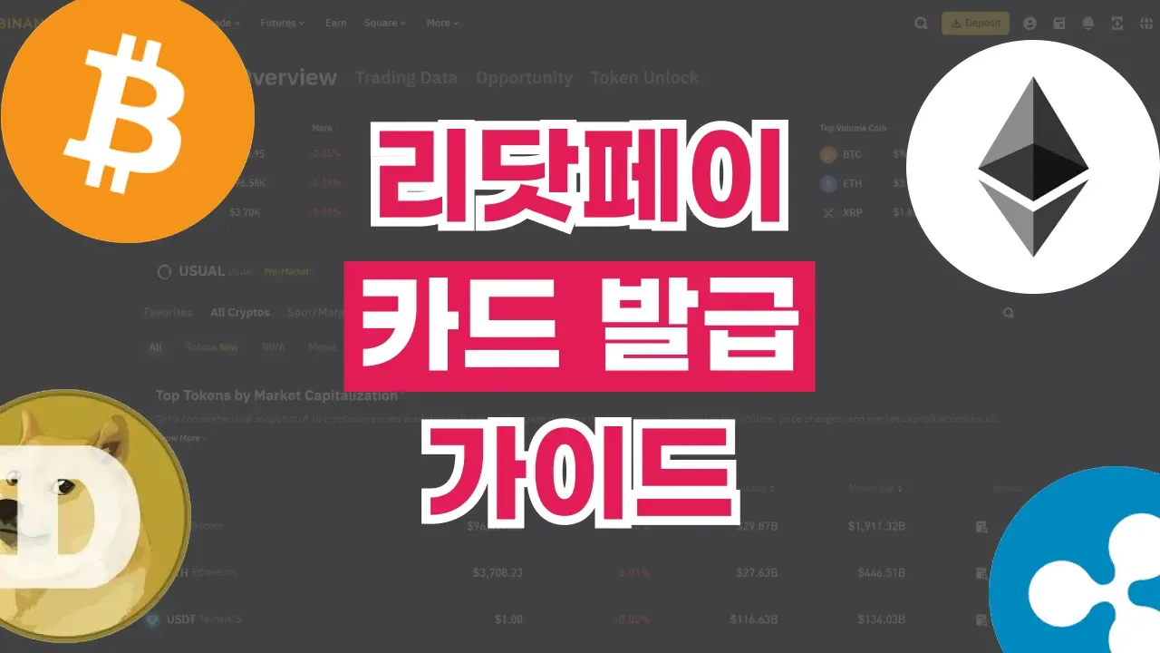 리닷페이 카드 2026년 최신 리닷페이 카드