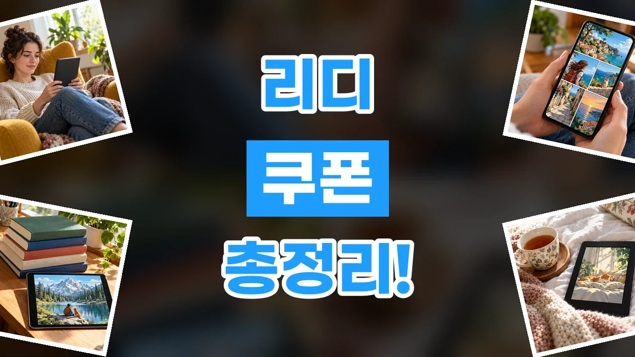 리디 쿠폰 2026년 최신 리디 쿠폰