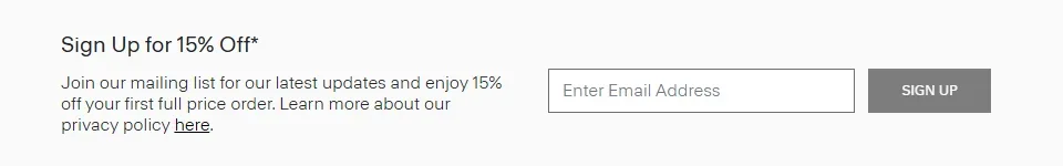 띠어리 미국 공식몰 메일링 리스트 첫 정상가 주문 15% 할인 안내 띠어리 미국 공식몰 메일링 리스트 첫 정상가 주문 15% 할인 안내